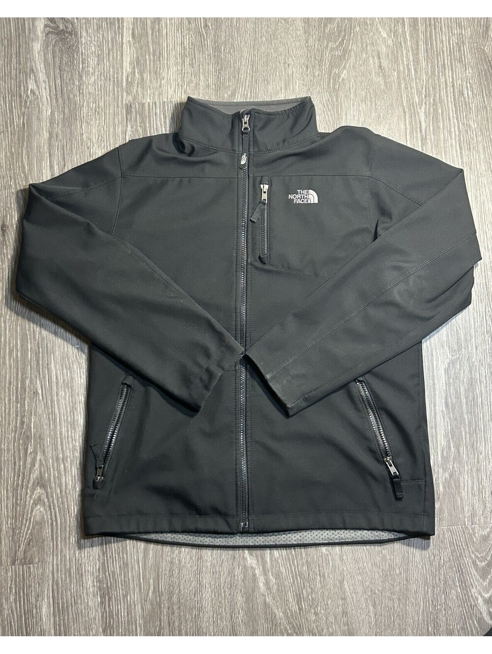 The North Face Apex Bionic Boys XL 18-20 Gray Softshell TNF